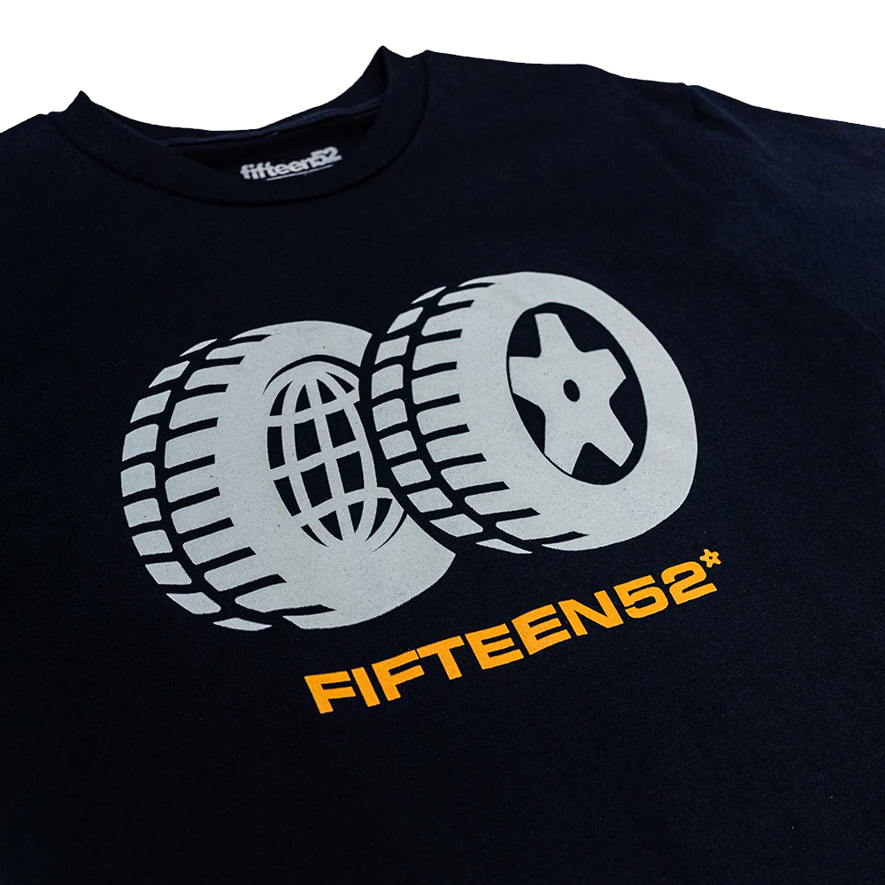 Big Wheel Tee _ Navy - Image 2