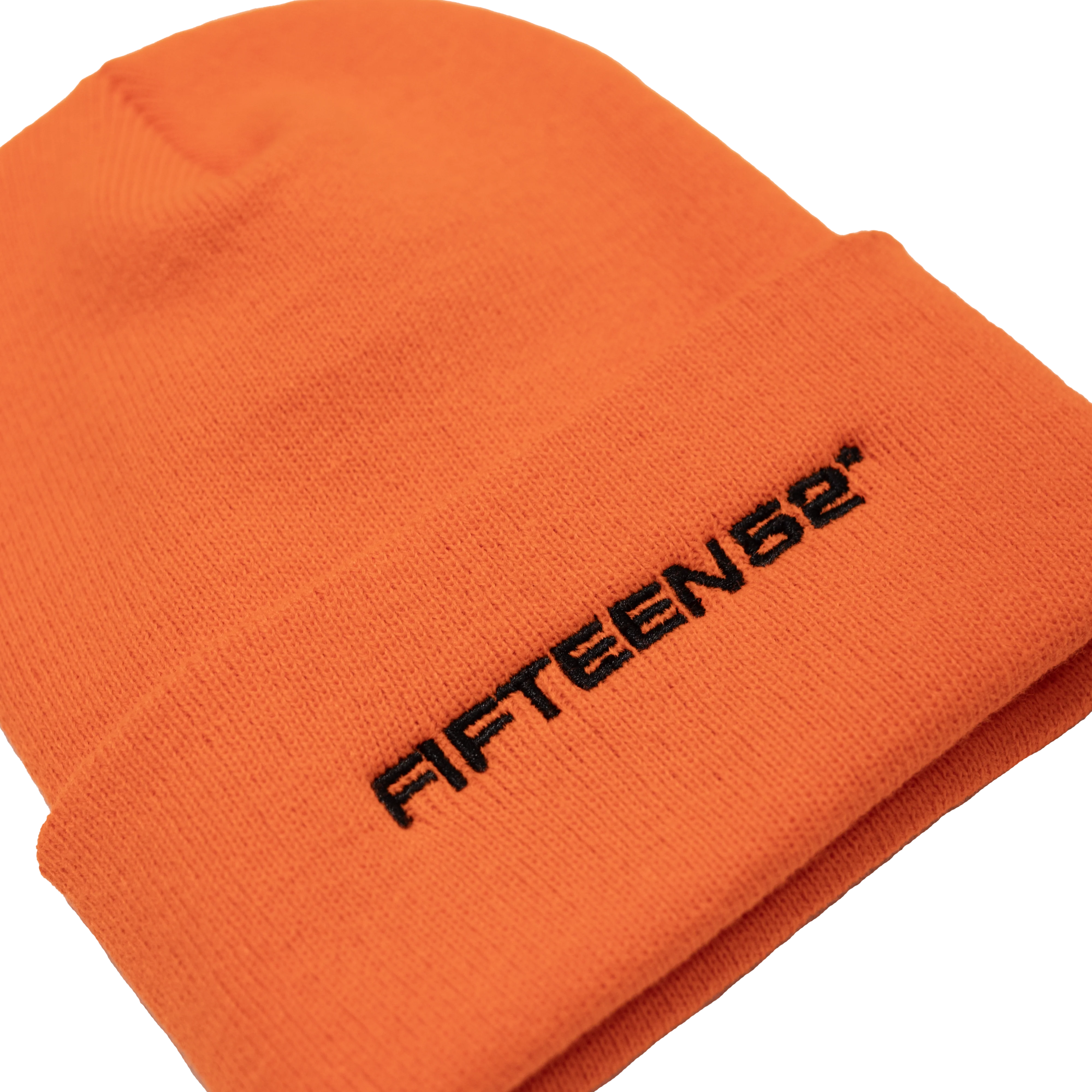 Fineprint Beanie _ Orange - Image 2