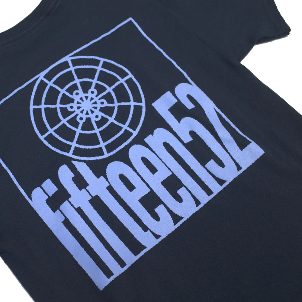 Wireframe Tee _ Navy - Image 4